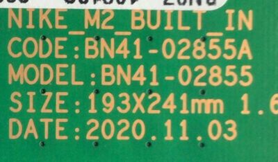 KIT DE TARJETAS PARA TV SAMSUNG / MAIN BN94-16852C / BN41-02855A / BN97-18210G / DRIVER BN44-01135A / L75SA9NC_ADY / FUENTE BN44-01115D / L75SA9NA_ADY / BN4401115D / PANEL CY-TA075FLHV1H / MODELO QN75QN90 / QN75QN90AAFXZA CA01 - Imagen 5